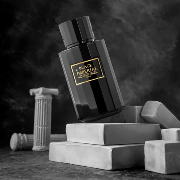 Black Imperial by Imperial Parfums – A bold and luxurious fragrance with a powerful presence. Available at Hallburg.ae.