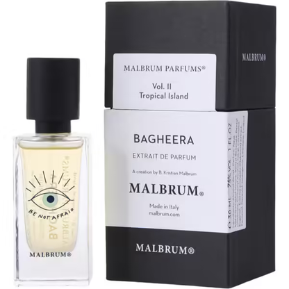 Bagheera 30ml perfume by Malbrum – Leatthry and Fruity fragrance bottle