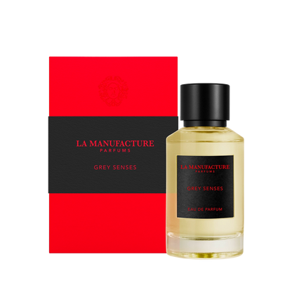 Grey Senses by La Manufacture – A woody-aromatic fragrance available at Hallburg.ae.