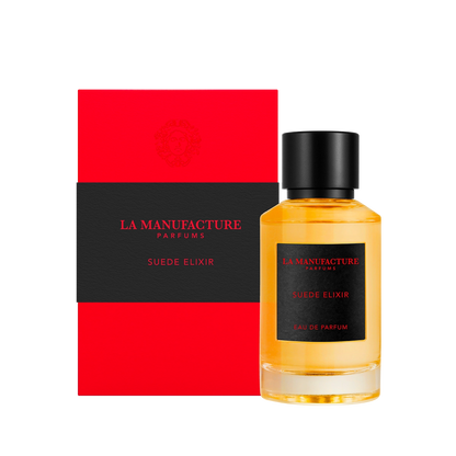 Suede Elixir by La Manufacture – A sweet-spicy fragrance available at Hallburg.ae.
