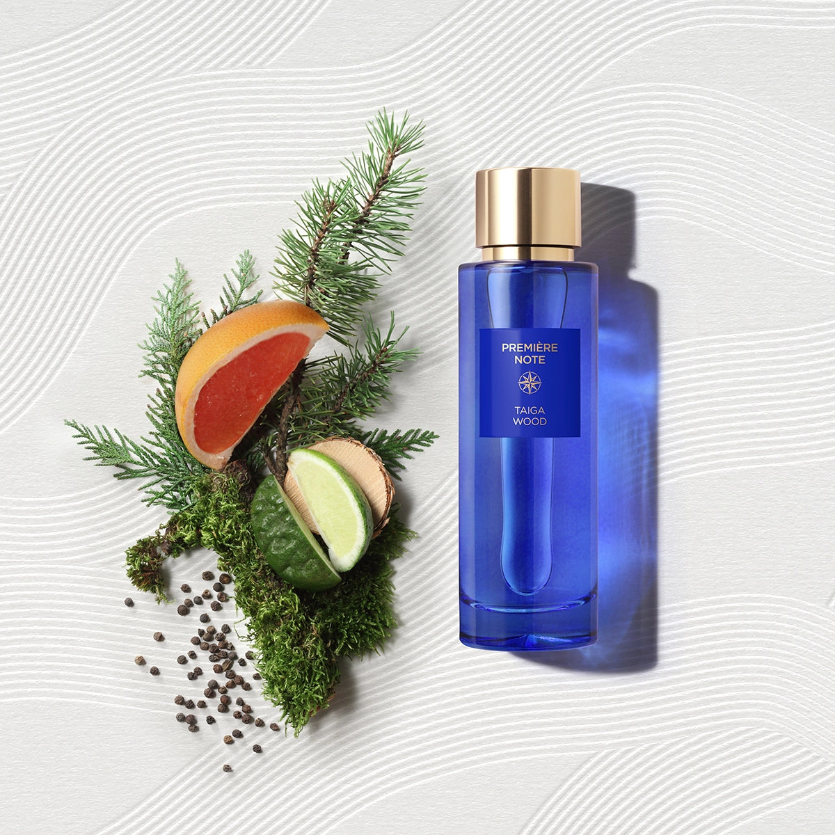 Taiga Wood by Première Note – A woody-floral fragrance available at Hallburg.ae. 