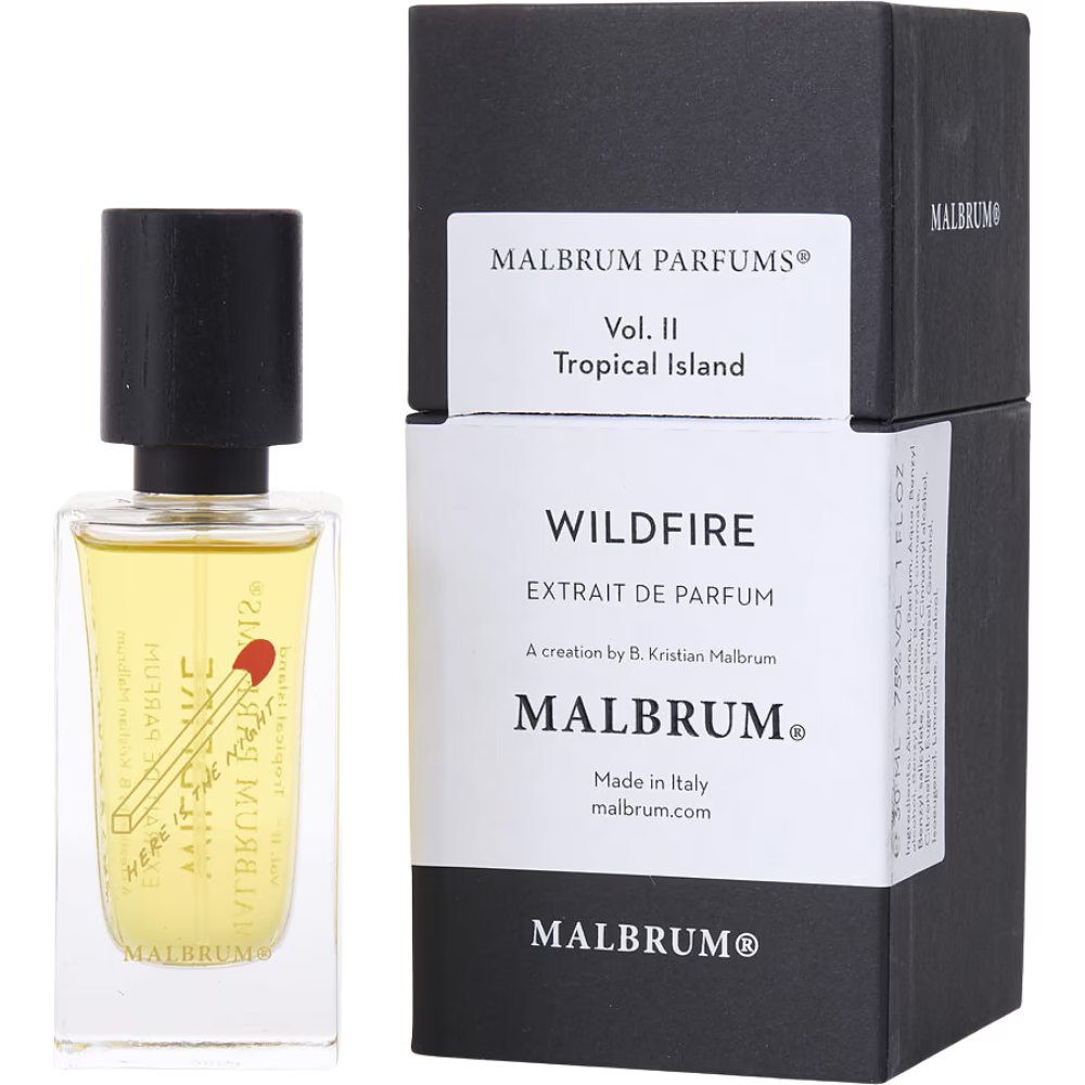 Wildfire 30ml perfume by Malbrum – Spicy and Smoky fragrance bottle